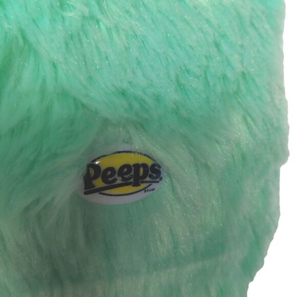 Peeps Green Easter Bunny Animal Adventure Just Born Stuffed Animal 2022 17.5" - Picture 4 of 8